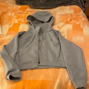 Lululemon cropped zip hoodie